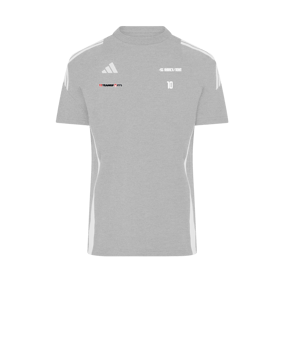 adidas Tiro 24 T-Shirt Grau Weiss