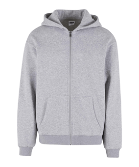 Urban Classic Fluffy Kapuzenjacke Grau - grau