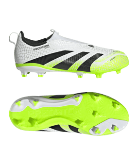 adidas Predator League LL FG Radiant Blaze Kids Weiß - weiss