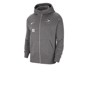 Nike Park 20 Fleece Kapuzenjacke Kids Grau F071