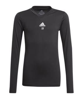 adidas Team Base Top langarm Kids Schwarz
