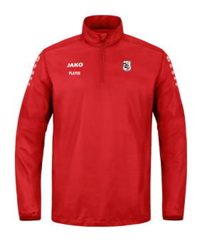 JAKO Team Rainzip Sweatshirt Kids Rot F100