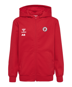 Hummel GO 2.0 Kapuzenjacke Kids Rot F3062