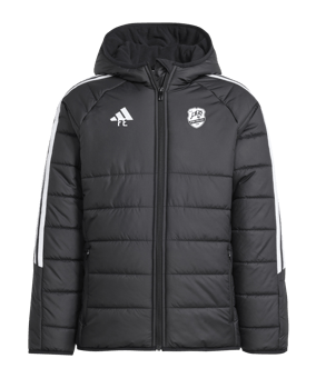 adidas Tiro 24 Winterjacke Kids Schwarz Weiss