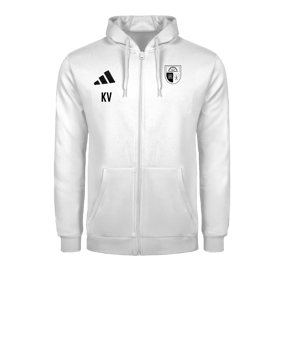 adidas Entrada 26 Kapuzenjacke Weiß