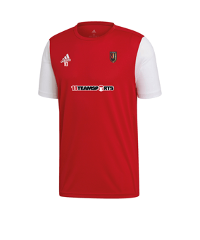 Maillot adidas Estro 19 à manches courtes Rouge Blanc