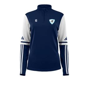 adidas Squadra 25 HalfZip Sweatshirt Femmes Bleu