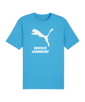 PUMA teamRISE Logo Trainingshirt Blau F02