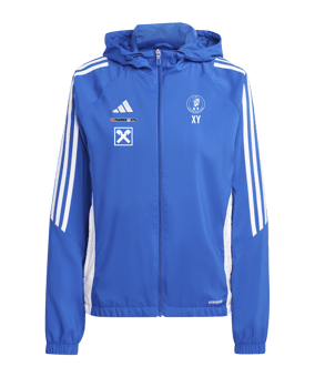 adidas Tiro 24 Windbreaker Damen Blau Weiss