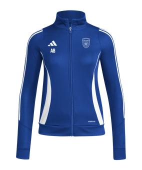 adidas Tiro 24 Trainingsjacke Damen Blau Weiss