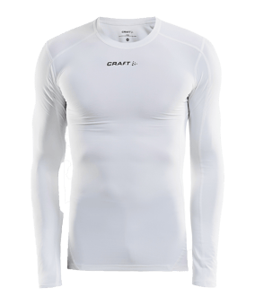 Craft Pro Control Compression Langarmshirt F900 - weiss