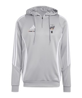 adidas Tiro 24 Training Hoody Grau Weiss