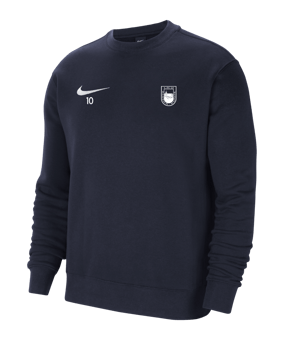 Nike Park 20 Fleece Sweatshirt Blau Weiss F451