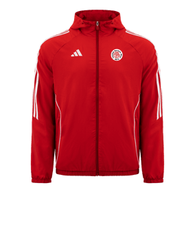 adidas Tiro 24 Windbreaker Rot Weiss
