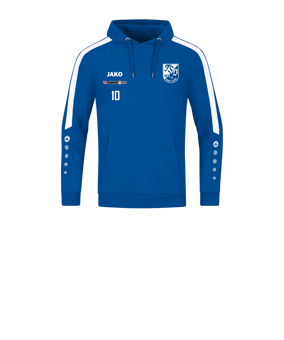 JAKO Power Hoody Kids Blau Weiss F400
