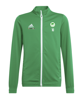 adidas Entrada 22 TK Trainingsjacke Kids Grün