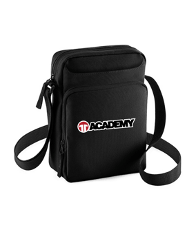 11ts Academy Crossbodybag Lettering Schwarz - schwarz