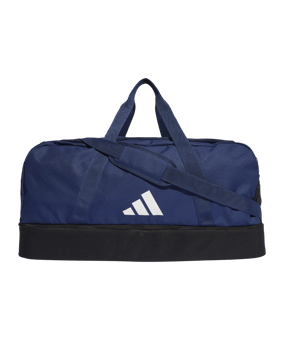 adidas Tiro League Duffel Bag Gr. L Blau Weiss