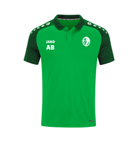 JAKO Performance Poloshirt Grün Schwarz F221