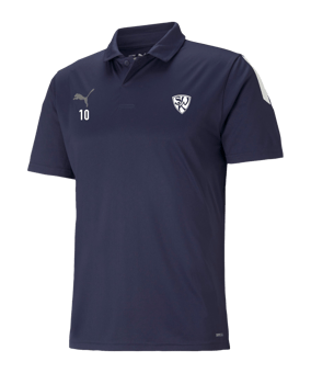 PUMA teamLIGA Sideline Polo Blau F06