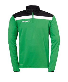 uhlsport Offense 23 Ziptop Grün Schwarz F06 - gruen