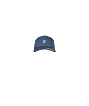 Merch 5 Panel Retro Trucker Cap Navy