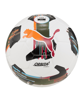PUMA Orbita 4 HYB Trainingsball Weiss F01 - weiss