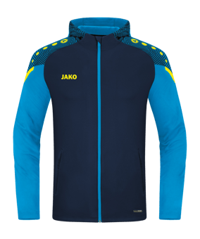JAKO Performance Kapuzenjacke Blau F908 - blau