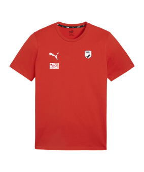 PUMA teamGOAL Casuals T-Shirt Rot F01