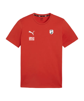 PUMA teamGOAL Casuals T-Shirt Rot F01