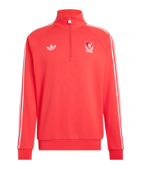 adidas FC Liverpool Originals Zip Top Rot - rot