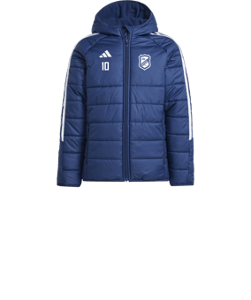 adidas Tiro 24 Winterjacke Kids Blau Weiss