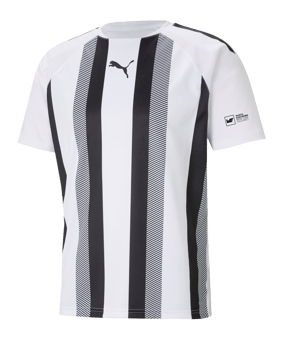 PUMA teamLIGA Striped Trikot Weiss Schwarz F04