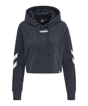Hummel hmlLEGACY Cropped Hoody Damen Blau F7429 - blau