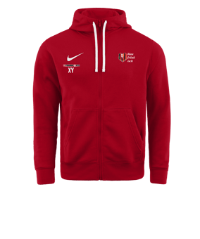 Nike Park 20 Fleece Kapuzenjacke Rot Weiss F657