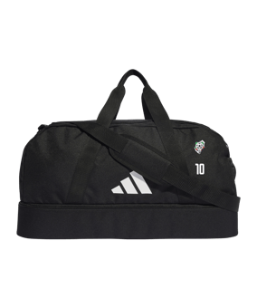adidas Tiro League Duffel Bag Gr. M Schwarz Weiss