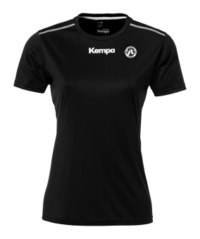 Kempa Poly T-Shirt Damen Schwarz F06