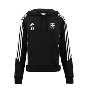 adidas Tiro 24 Hoody Damen Schwarz Weiss