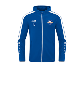 JAKO Power Kapuzenjacke Kids Blau F400