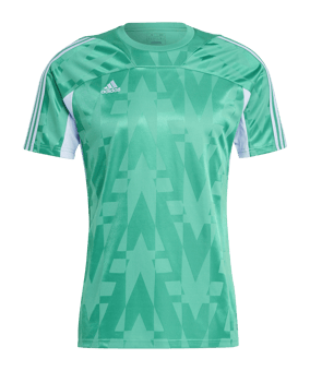 adidas Tiro Trikot Grau Blau - gruen