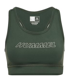 Hummel Te Fundamental Sport-BH Damen Grün F6126 - gruen
