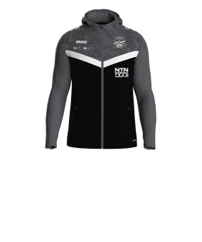 JAKO Iconic Kapuzenjacke Kids Schwarz F801