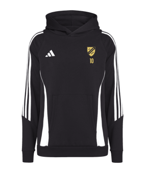 adidas Tiro 24 Hoody Kids Schwarz Weiss