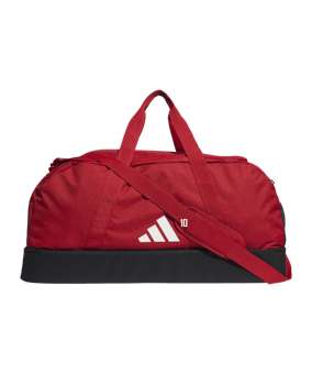 adidas Tiro League Duffel Bag Gr. L Rot Weiss