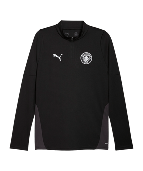 PUMA Manchester City Training 1/4 Zip Sweatshirt Schwarz F14 - schwarz