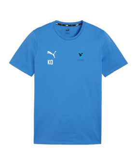 PUMA teamGOAL Casuals T-Shirt Blau F02