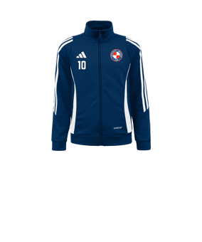 adidas Tiro 24 Trainingsjacke Kids Blau Weiss