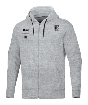 JAKO Base Kapuzenjacke Kids Grau F41
