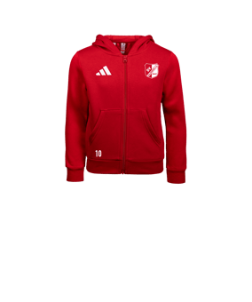 adidas Entrada 26 Kapuzenjacke Kids Rot