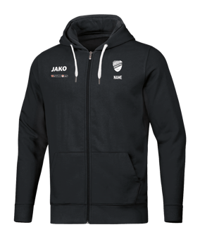 JAKO Base Kapuzenjacke Kids Schwarz F08